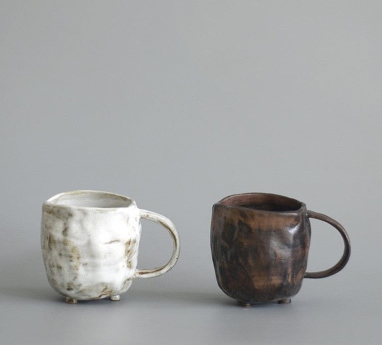 Ceramic Footed Mug | Tea Cup & Coffee Mug